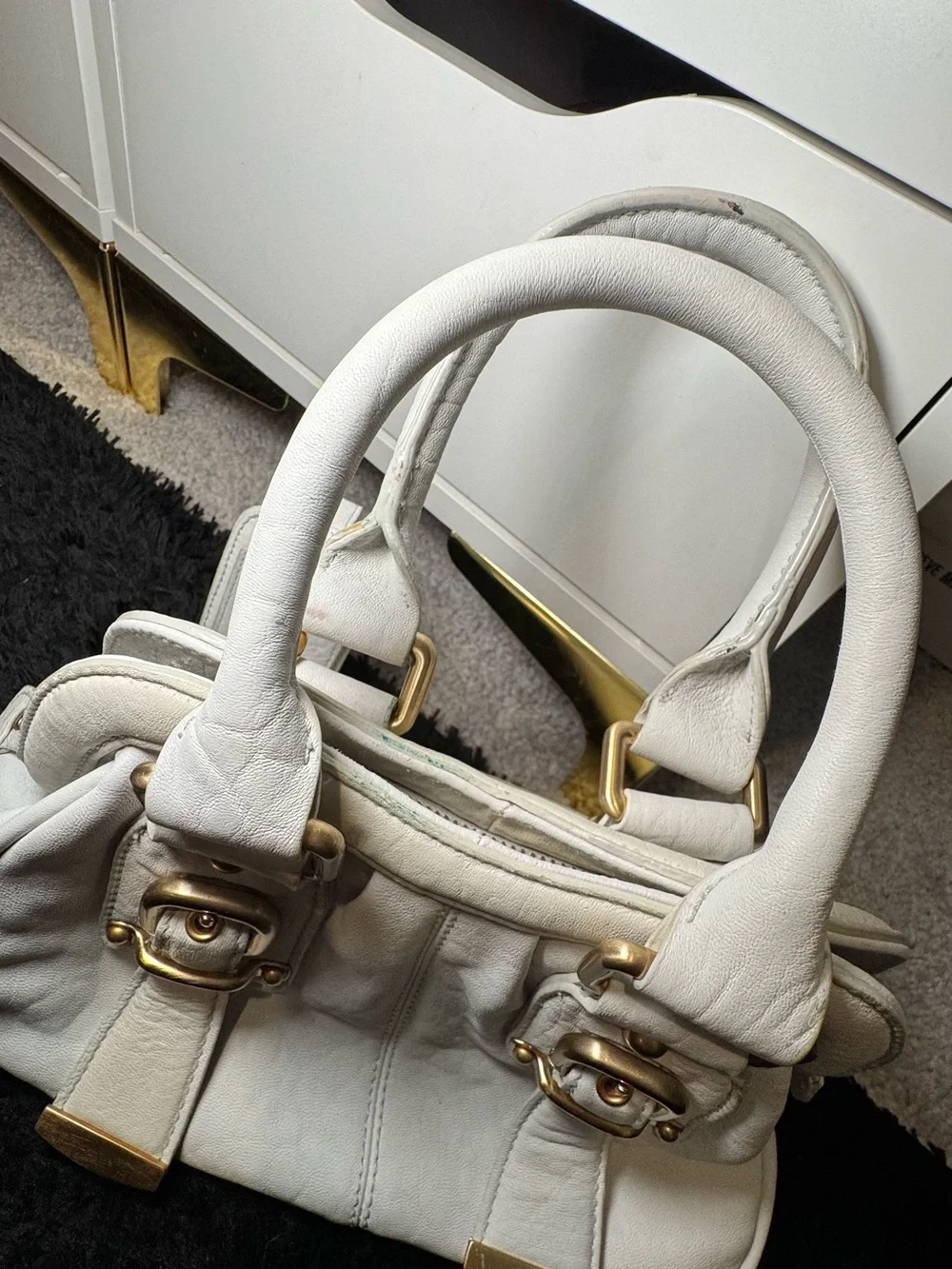 Steve Madden white purse